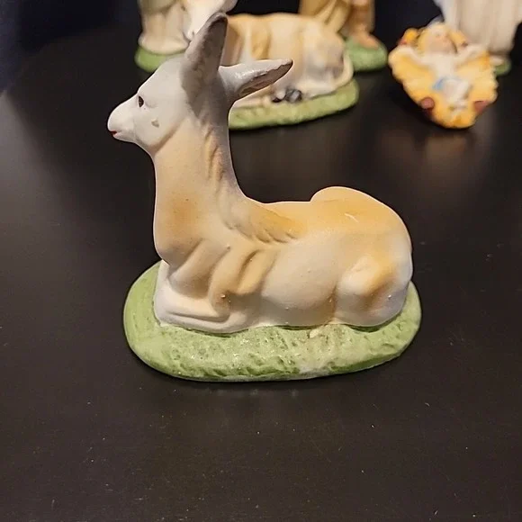 VTG 9pc Porcelain Nativity Figurines‎ Set ~ Classic Living Christmas Collection - Picture 4 of 16